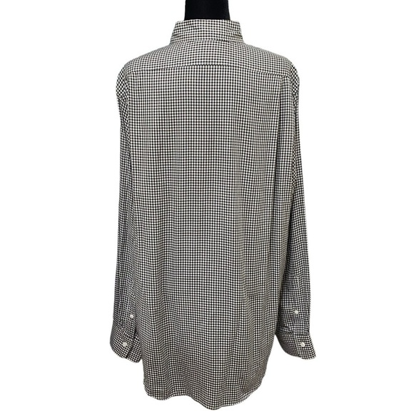Polo Ralph Lauren Black Check Twill Shirt XL Plaid Button-Up Quiet Luxury - Picture 3 of 8